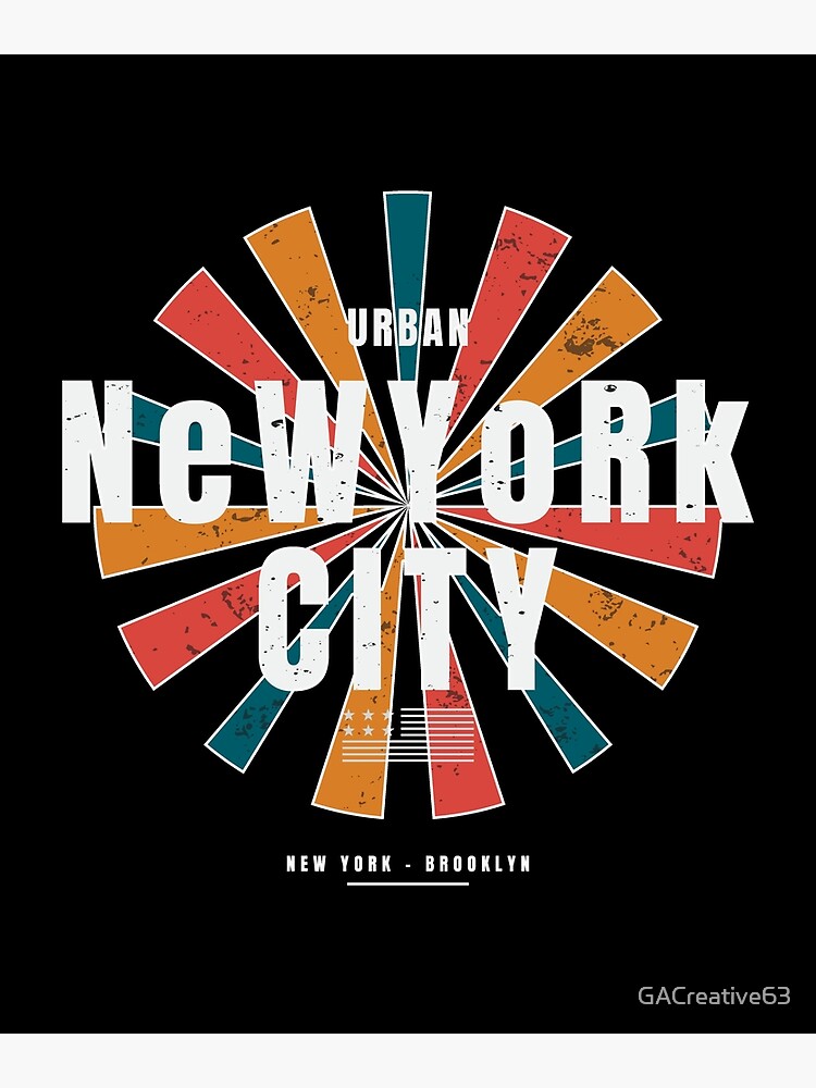 "New York City Urban" Poster by GACreative63 Redbubble