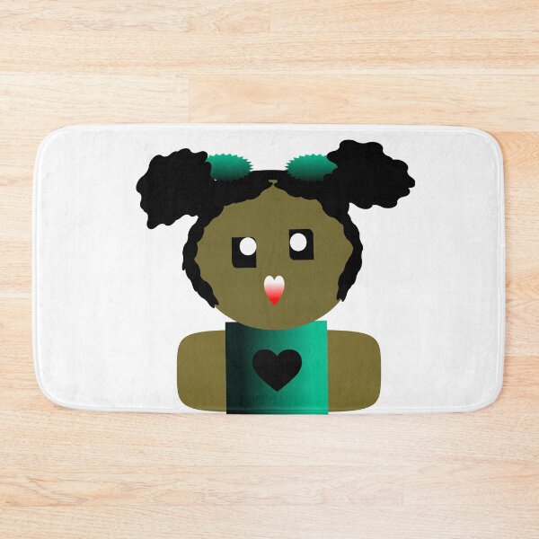 Item preview, CUTE LTIILE GIRL WITH PUFF BALLS designed and sold by RetroPlaceee.