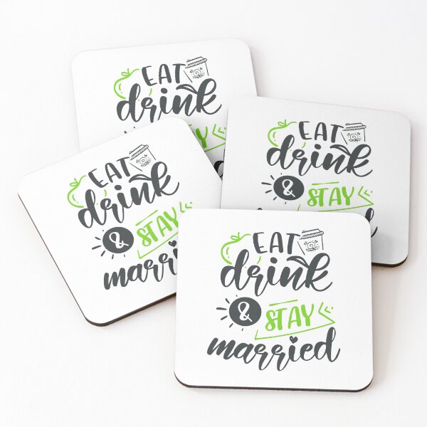 Item preview, Eat Drink And Stay Married designed and sold by FOX1999-Design.