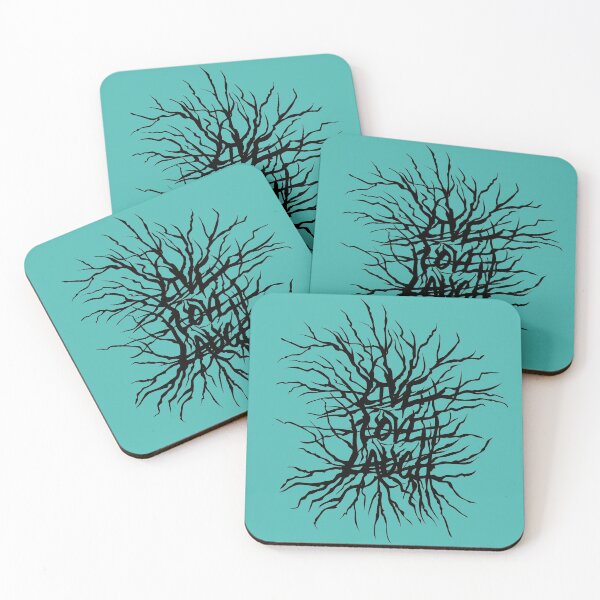 Item preview, Live Love Laugh Metal - Black on Turquoise designed and sold by AliceQuinn.