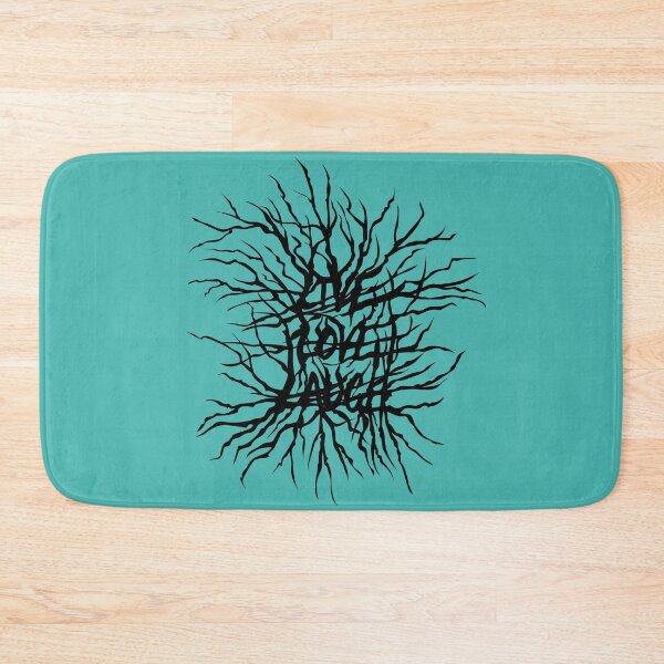 Item preview, Live Love Laugh Metal - Black on Turquoise designed and sold by AliceQuinn.