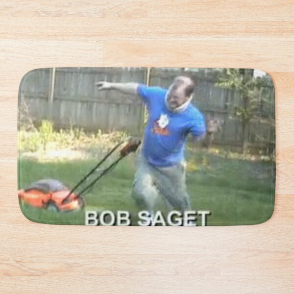 Item preview, BOB SAGET (Tourettes Guy) mowing lawn designed and sold by gameshowfan2001.