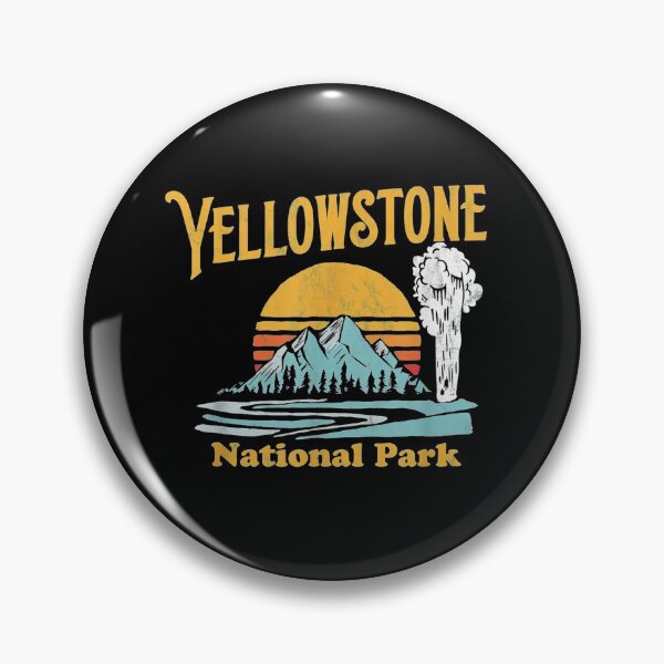 Item preview, Vintage Yellowstone National Park Retro 80's designed and sold by kovacekgxb.