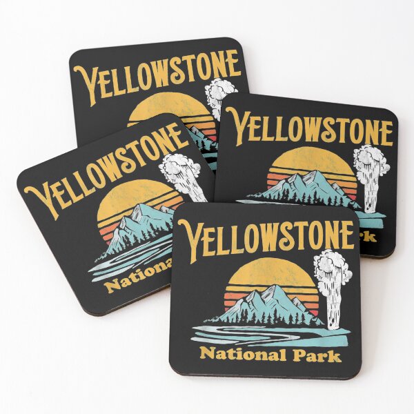 Item preview, Vintage Yellowstone National Park Retro 80's designed and sold by kovacekgxb.