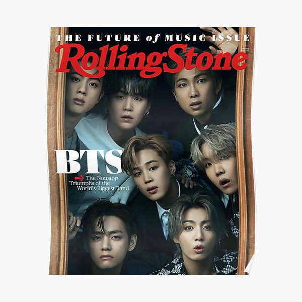 BTS Rolling Stone  Poster