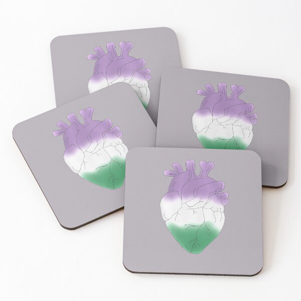Item preview, Genderqueer Pride Heart designed and sold by shahdraws.