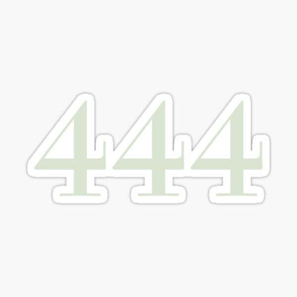 Angel Number 444 Sticker