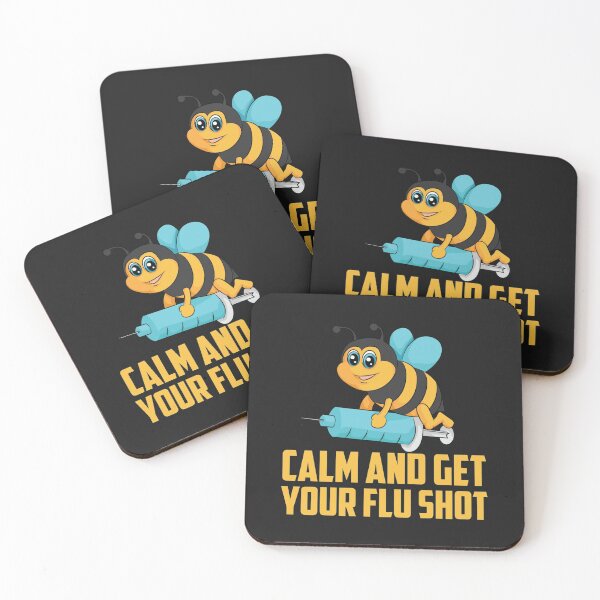 Item preview, Funny Bee Calm Get Your Flu Shot Cool Love Vaccinations Gift Sweatshirt13 designed and sold by alyssanmpmju.