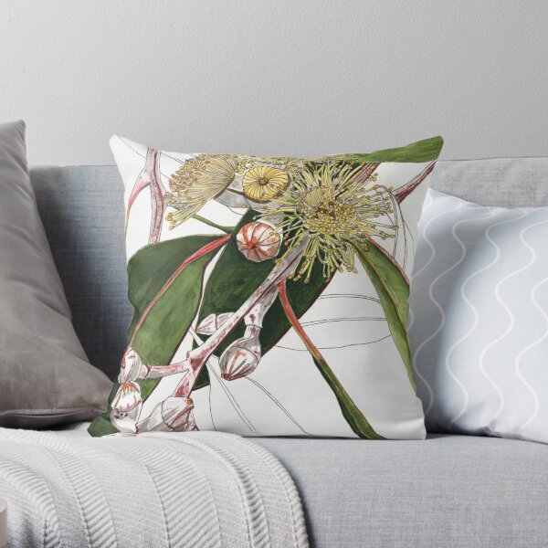 Smithsonian Take Root Botanical Print Throw Pillow | Stylish Home and Gifts