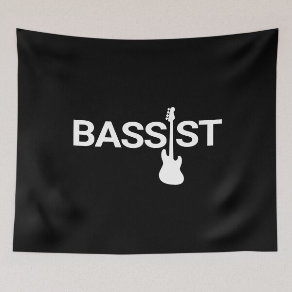 Item preview, Bassist Bass Guitar Silhouette Dark Theme designed and sold by nightsworthy.