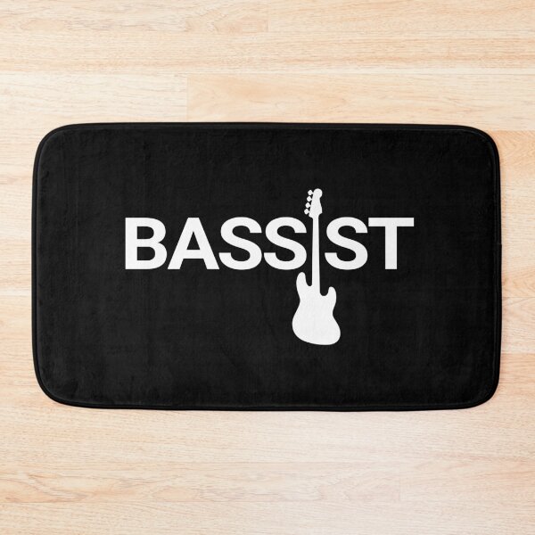 Item preview, Bassist Bass Guitar Silhouette Dark Theme designed and sold by nightsworthy.