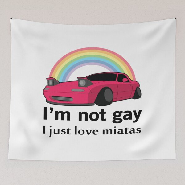 Item preview, Miata T-ShirtI'm not gay I just love my Miata designed and sold by UiMechona.