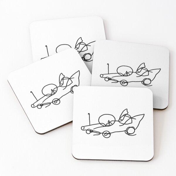 Item preview, Simpson car sketch designed and sold by ThreadAliv.