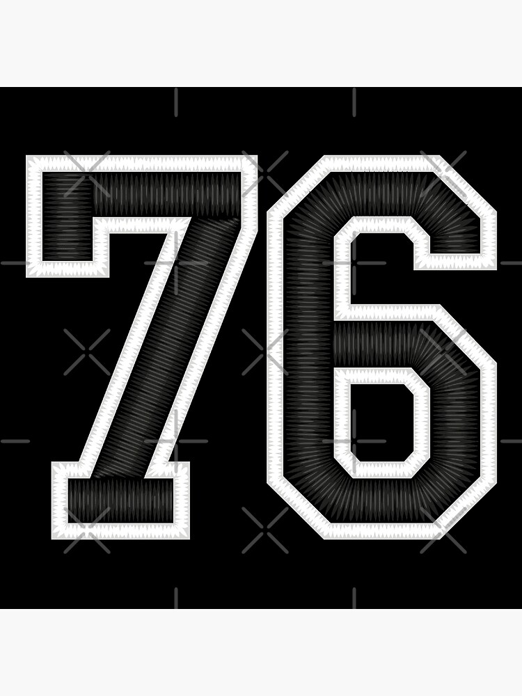 33 Black Jersey Sports Number thirty-three Football 33 Poster for Sale by  elhefe