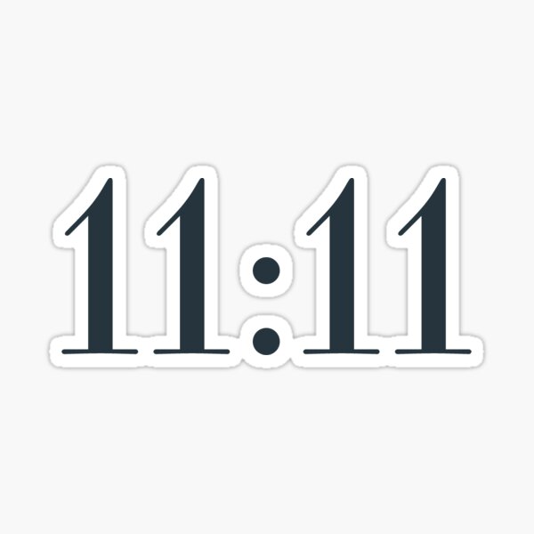 11:11 - 1111 - Sticker