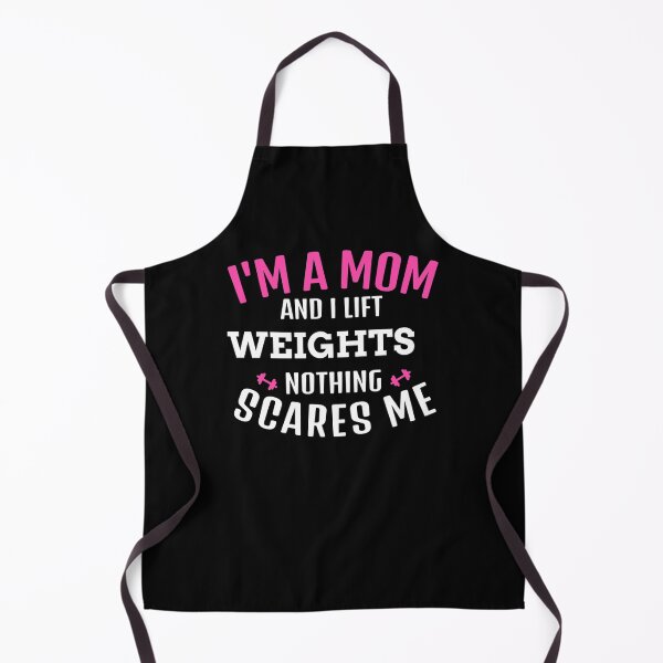Item preview, I'm A Mom And I Lift Weights, Nothing Scares Me - Funny Gym designed and sold by GymWearDepot.