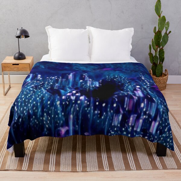 Item preview, Elven city, sleeping soundly, purple-lilac night, city, monochrome, designed and sold by Maria Mihailova.