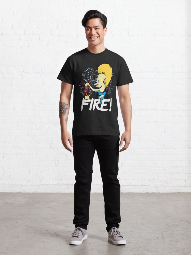 Discover Beavis Fire - 4th of July Funny  Classic T-Shirt