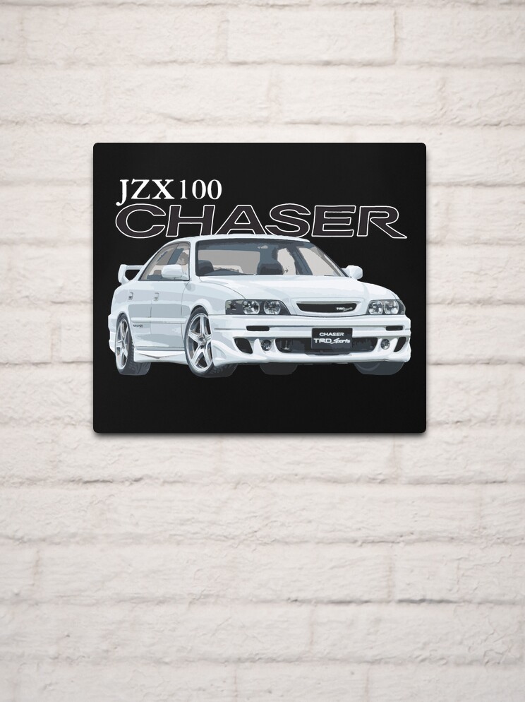 JZX100 TRD TOURER V CHASER MARK II tOYOTA DRIFT MACHINE | Metal Print