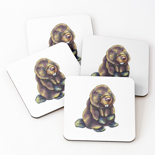 Item preview, Stuffed animal beaver illustration no background designed and sold by Pauletart.
