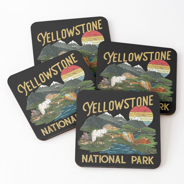 Item preview, Vintage Retro Yellowstone National Park T- designed and sold by kovacekgxb.