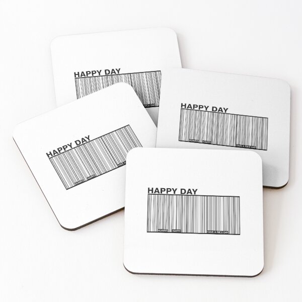 Item preview, Barcode T-Shirthappy day barcode designed and sold by PembMarou.