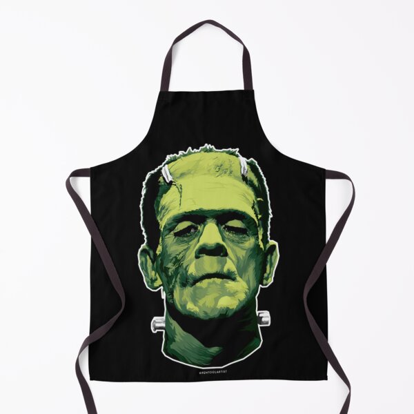 Aperçu de l'œuvre T-shirt FrankensteinLe monstre (version Classic Greens) créée et vendue par PureAye.