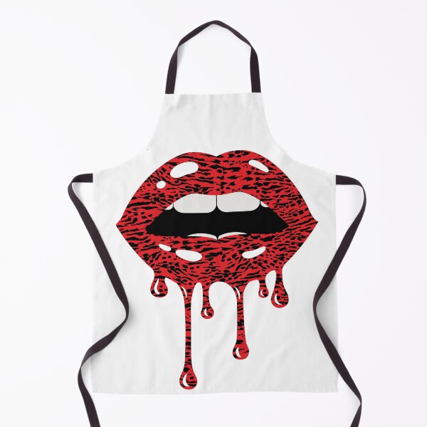 Item preview, Dripping Red Leopard Lips designed and sold by FunWithChemo.