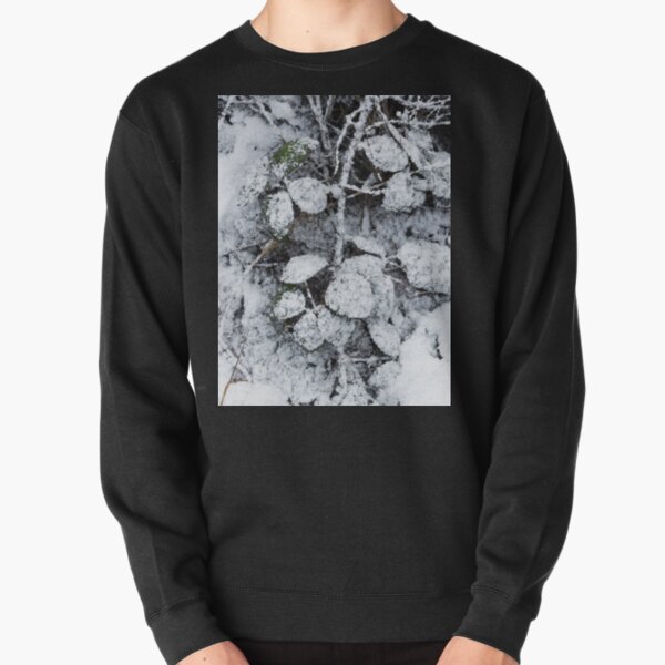 Snow Covered Fern Pullover Sweatshirt