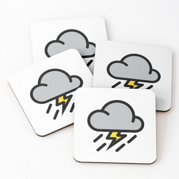 Item preview, Weather Icon - Thunderstorm designed and sold by HanzDesign.