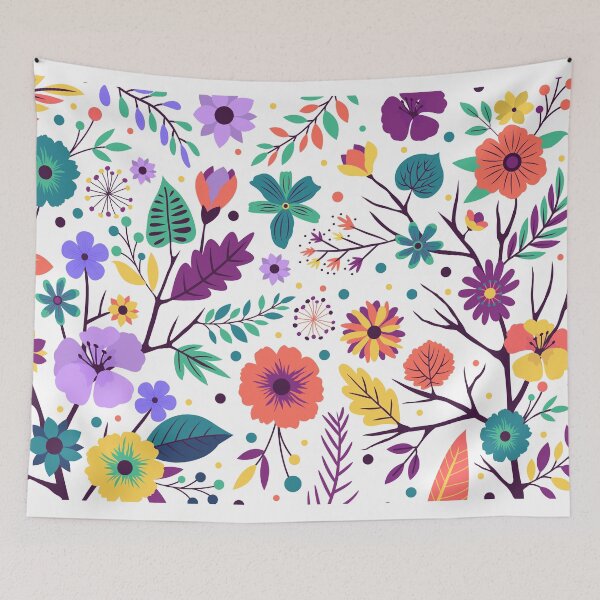 Item preview, Beautiful Floral Pattern With Exotic Flowers designed and sold by roocky.