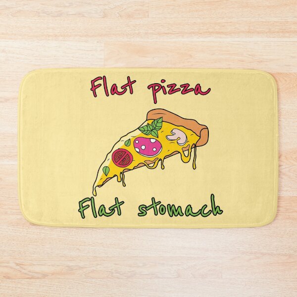 Item preview, Flat pizza Flat stomach designed and sold by LaftaDesign.