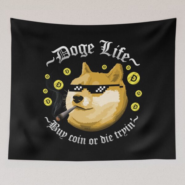 Item preview, Dogecoin T-ShirtDoge Life designed and sold by PureAye.