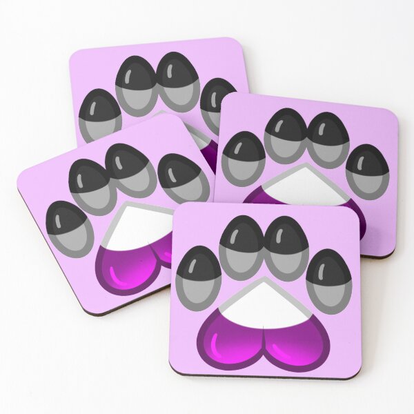Item preview, LGBTQ+ Pride Heart Pawprint - Asexual designed and sold by leashonlife.