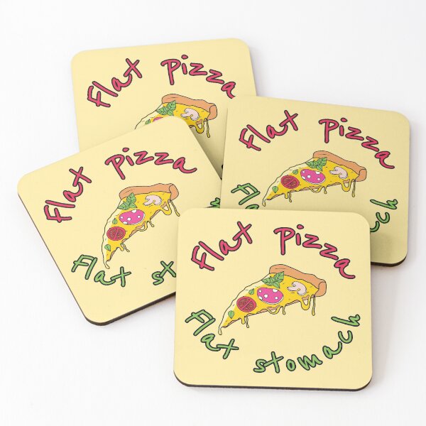 Item preview, Flat pizza Flat stomach designed and sold by LaftaDesign.