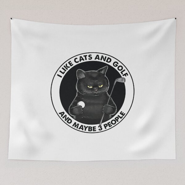 Item preview, I Like Cats and Golf and Maybe 3 People designed and sold by willylucas79.