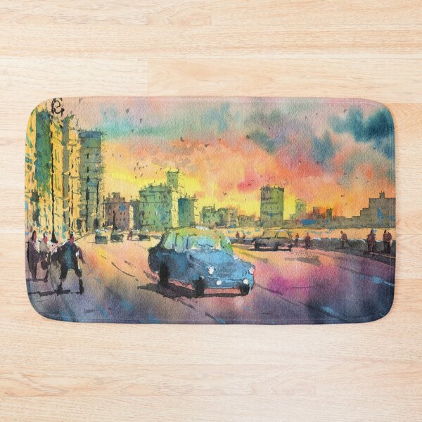 Item preview, Havana - Street Scene Painting designed and sold by darrenyeoart.