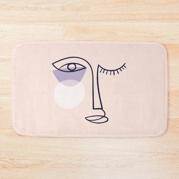 Item preview,  Woman smile Face girl drawing abstract abstractface oneline onelinedrawing, designed and sold by Queengood.
