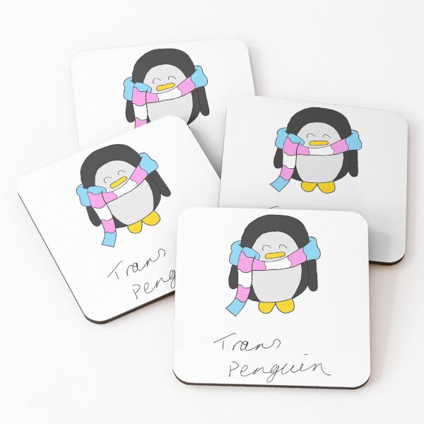 Item preview, Proud Penguins - Trans penguin designed and sold by Booky-Scififan.