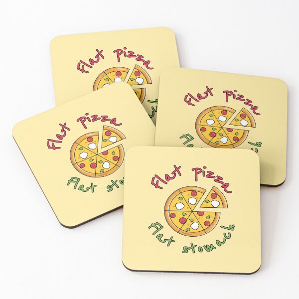 Item preview, Flat pizza Flat stomach designed and sold by LaftaDesign.