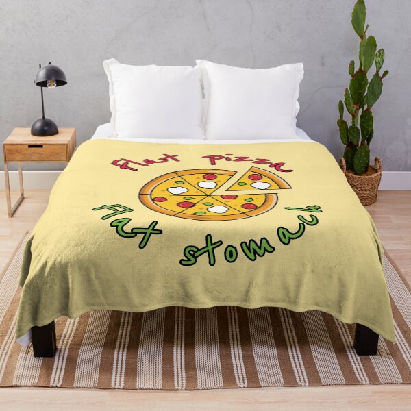 Item preview, Flat pizza Flat stomach designed and sold by LaftaDesign.