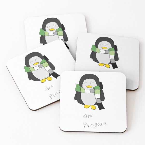Item preview, Proud Penguins - Aromantic Penguin designed and sold by Booky-Scififan.