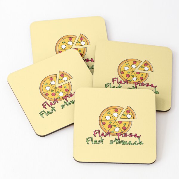 Item preview, Flat pizza Flat stomach designed and sold by LaftaDesign.