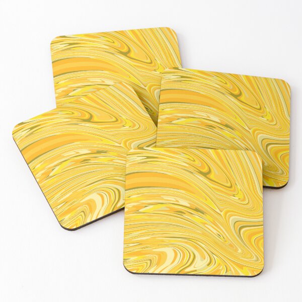 Item preview, Yellow Abstract Watermarble Design designed and sold by Zeons-Art.