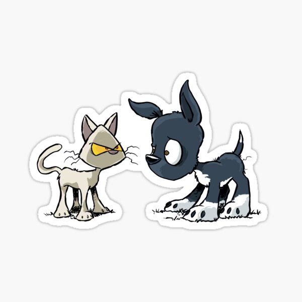 Bark n Bone - CAts n Dogs Sticker