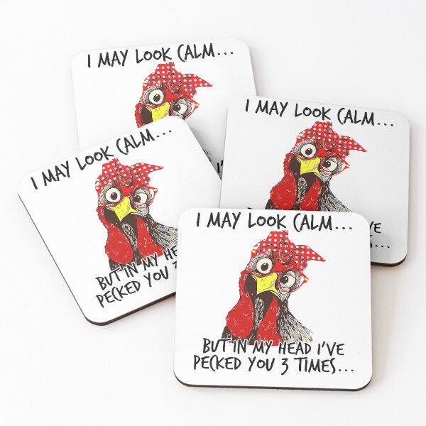 Item preview, I may look calm But in my head I pecked you 3 Times designed and sold by verjanjesus89.