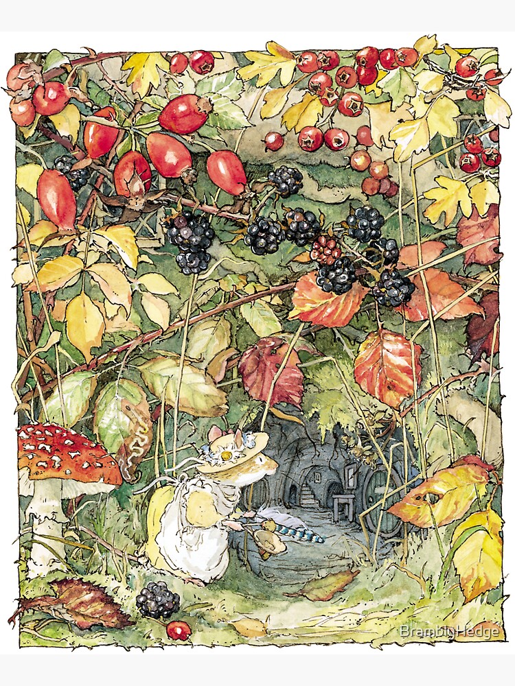 Thumbnail 5 of 5, Tote Bag, Primrose at the entrance to the tunnels designed and sold by BramblyHedge.