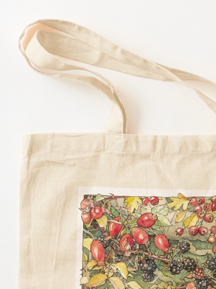 Tote Bag, Primrose at the entrance to the tunnels designed and sold by BramblyHedge