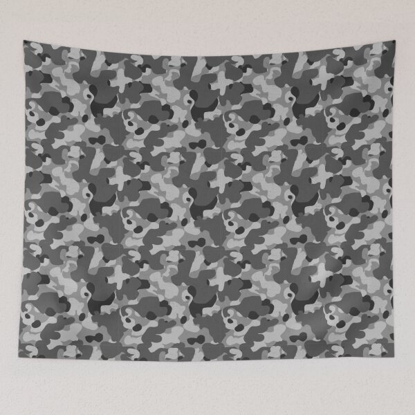 Item preview, Camouflage Black and Gray Military Camo Pattern designed and sold by RiseAlex.