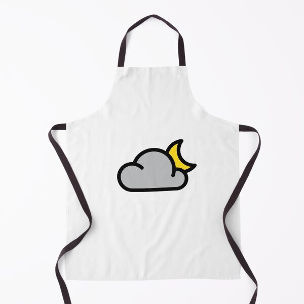 Item preview, Weather Icon - Cloudy Night designed and sold by HanzDesign.